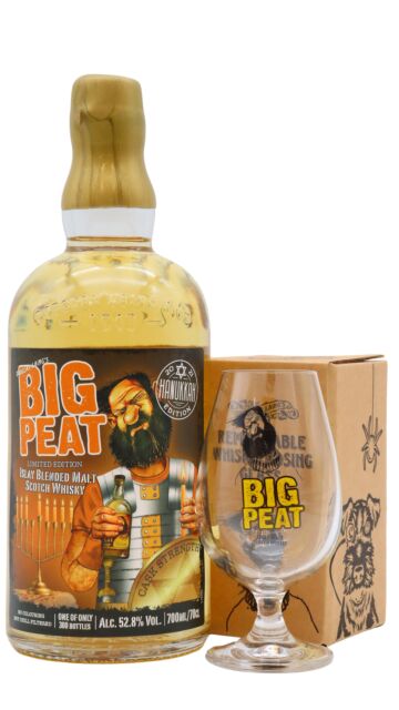 Big Peat - Hanukkah Edition 2021 Islay Blended Malt Whisky (Includes Tasting Glass)