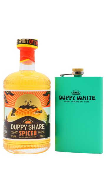 Duppy Share - Spiced Rum (Kano) (Includes Hip Flask)