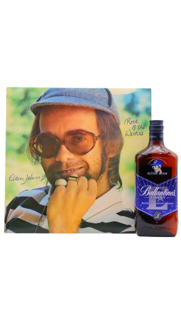 Ballantines - True Music Icons - Elton John Edition Blended Scotch Whisky (Includes Elton John Rock Of The Westies Vinyl Album)