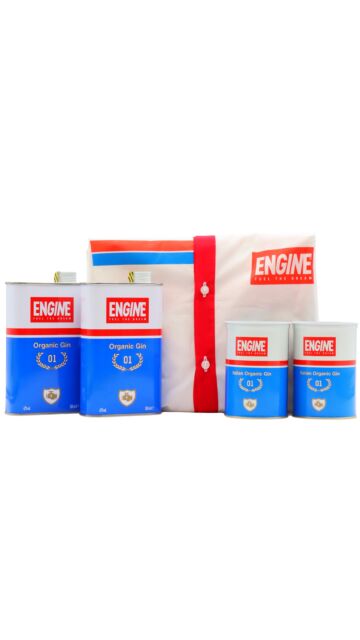 Engine - Pure Organic Gin (Includes Metal Cups & Shirt)