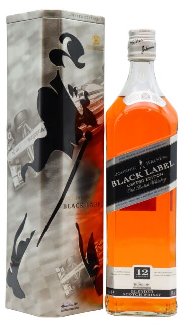 Johnnie Walker - Black Label Vodafone McLaren Mercedes F1 Team 2012 Edition Blended Scotch 12 year old Whisky (1 Litre)