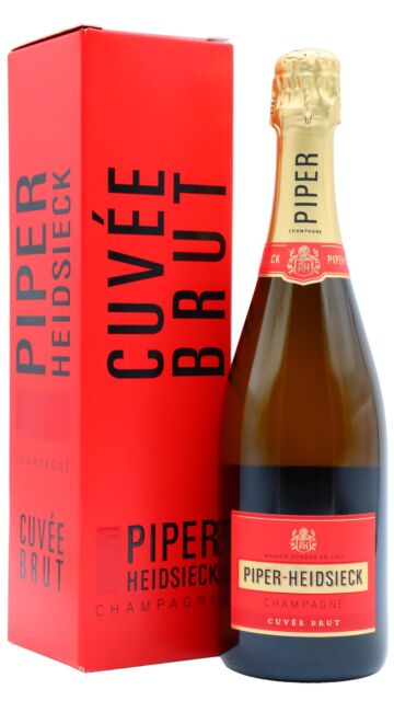 Piper-Heidsieck - Cuvee Brut NV Champagne (Includes Gift Box)