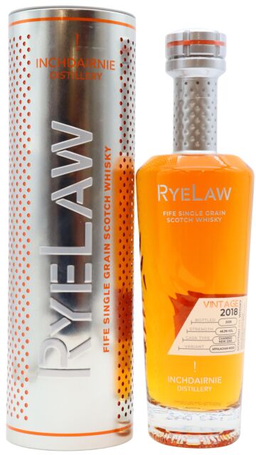 InchDairnie - Ryelaw - Fife Single Grain Scotch 2018 Whisky