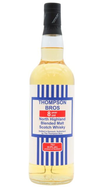 Thompson Bros - Batch #2025-1 North Highland Blended Malt Scotch 8 year old Whisky