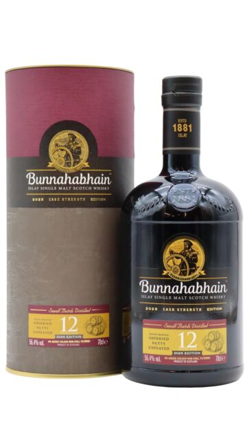 Bunnahabhain - Cask Strength 2025 Edition Islay Single Malt Scotch 12 year old Whisky