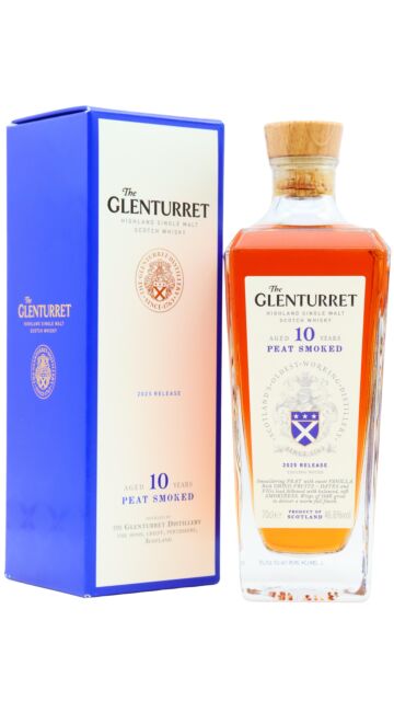 Glenturret - 2025 Release Peat Smoked Single Malt Scotch 10 year old Whisky