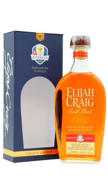 Elijah Craig - Ryder Cup 2025 Limited Edition Small Batch Kentucky Straight Bourbon Whiskey