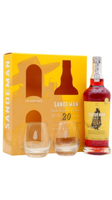 Sandeman - Tawny 20 year old Port Glass Pack