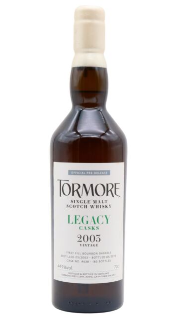 Tormore - Legacy Casks - Single Bourbon Cask #638 2003 21 year old Whisky