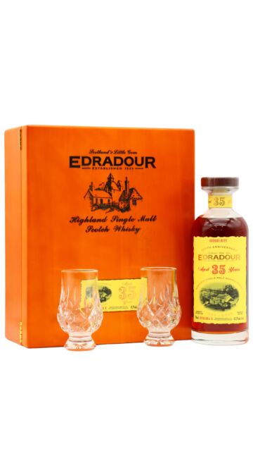 Edradour - 200th Anniversary Enigma No.1 Single Cask #355 1989 35 year old Whisky Glass Pack