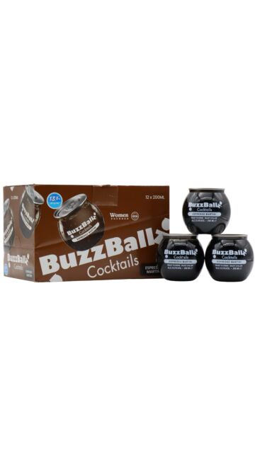 BuzzBallz - Espresso Martini Cocktail (12 x 20cl)