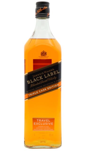 Johnnie Walker - Black Label Triple Cask Blended Scotch Whiskey (1 Litre)