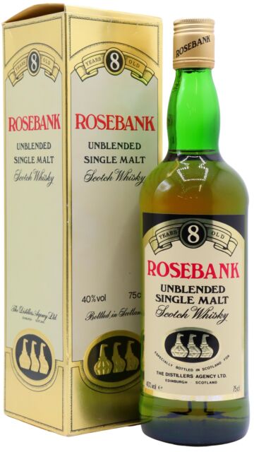 Rosebank (silent) - Unblended Single Malt 3 Stills 8 year old Whisky