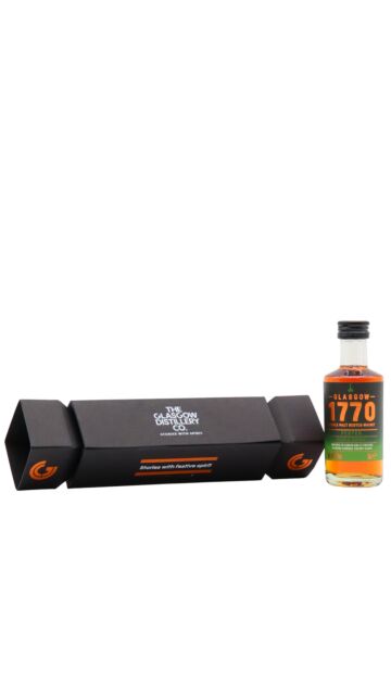 Glasgow 1770 - Peated Single Malt Scotch Whisky Christmas Cracker