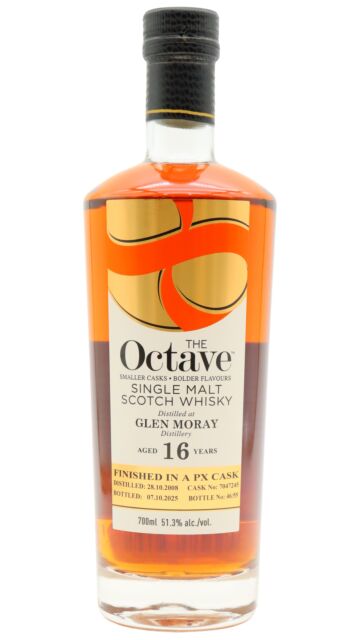 Glen Moray - The Octave Single Pedro Ximenez Cask #7047245 2008 16 year old Whisky