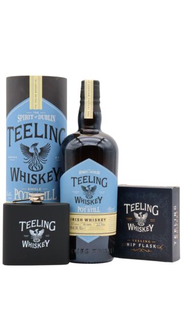 Teeling - Single Irish Pot Still Whiskey (Includes Hip Flask)