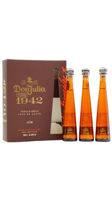 Don Julio - 1942 Small Batch Anejo Tequila Miniature Gift Pack