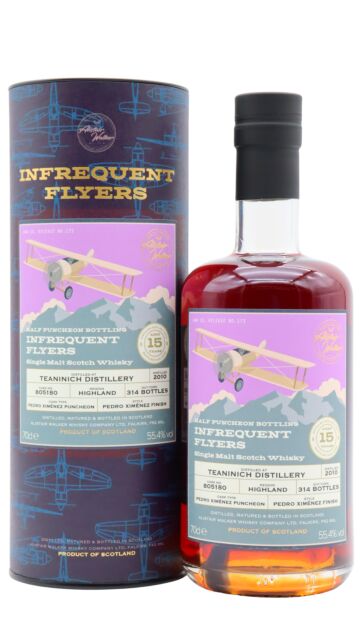 Teaninich - Infrequent Flyers Single Pedro Ximenez Cask #805180 2010 15 year old Whisky
