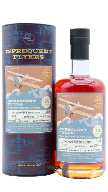 Linkwood - Infrequent Flyers Single Oloroso Sherry Cask #7117 2012 13 year old Whisky