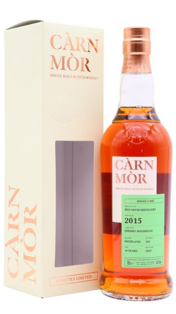 Ben Nevis - Carn Mor Strictly Limited Sherry Cask Finish Single Malt Scotch 2015 10 year old Whisky