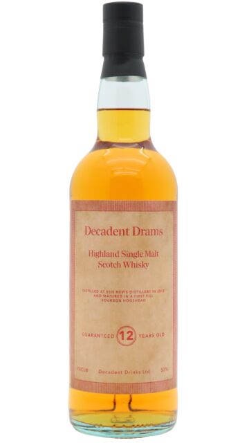 Ben Nevis - Decadent Drams Single Cask Single Malt Scotch 2012 12 year old Whisky