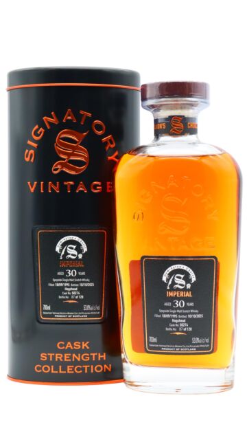 Imperial (silent) - Signatory Vintage Symington's Choice Single Cask #50274 1995 30 year old Whisky