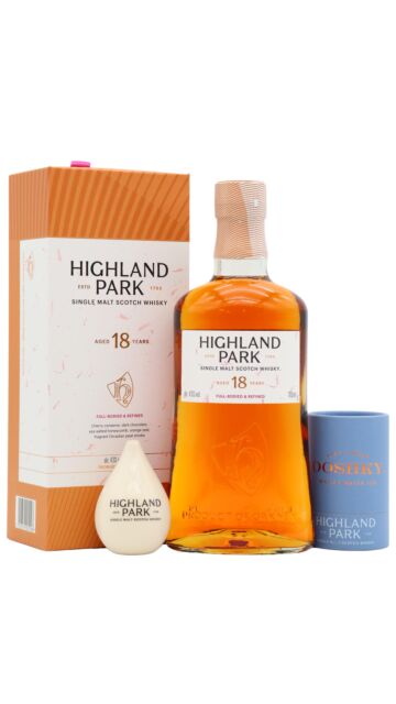 Highland Park - Single Malt Scotch 18 year old Whisky (Includes Ooshky Water Jug)