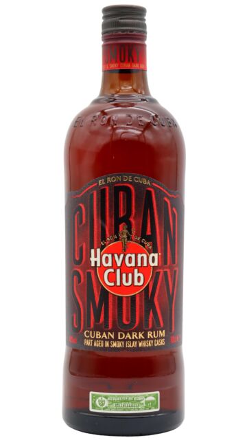 Havana Club - Cuban Smoky Dark Rum (1 Litre)