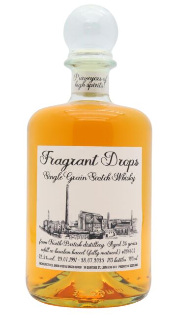 North British - Fragrant Drops Single Cask #204405 1991 34 year old Whisky