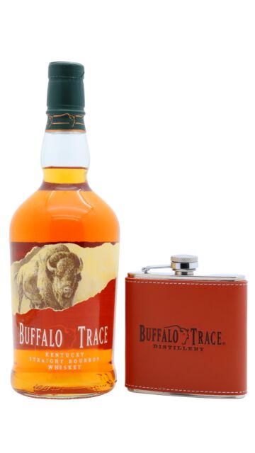Buffalo Trace - Kentucky Straight Bourbon Whiskey (Includes Hip Flask)