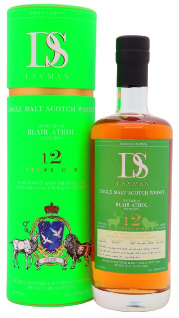 Blair Athol - DS Tayman Bordeaux Edition Single Malt Scotch 2008 12 year old Whisky