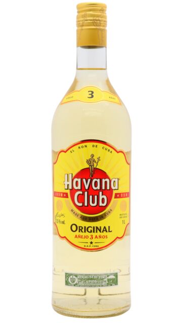 Havana Club - Anejo White 3 year old Rum (1 Litre)