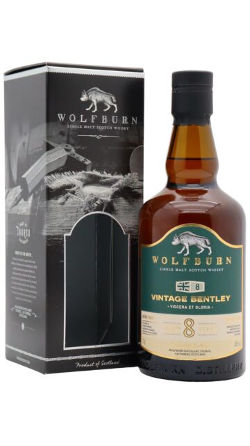 Wolfburn - Vintage Bentley Highland Single Malt Scotch 8 year old Whisky