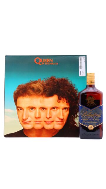 Ballantines - True Music Icons - Queen Edition Blended Scotch Whisky (Includes Queen - The Miracle Vinyl Album)