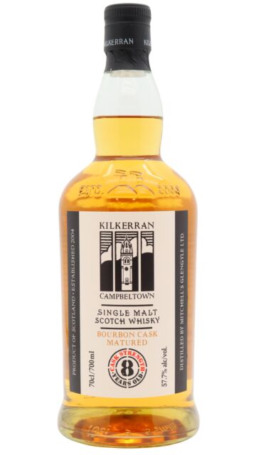Kilkerran - Cask Strength 2026 Release Bourbon Cask Matured Single Malt Scotch 8 year old Whisky