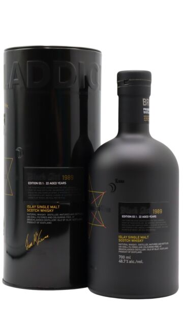 Bruichladdich - Black Art 3.1 Islay Single Malt Scotch 1989 22 year old Whisky