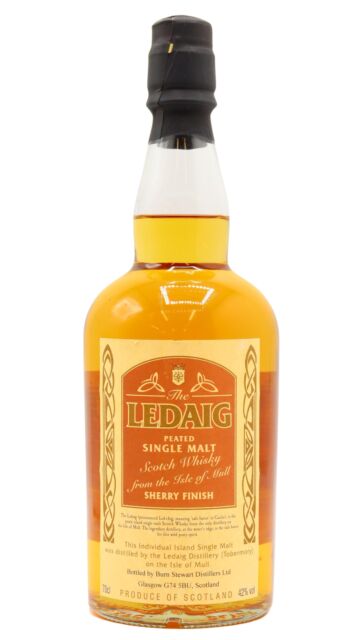 Ledaig - Peated Single Malt Sherry Finish Whisky (1990's Bottling)