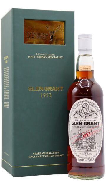 Glen Grant - Gordon & MacPhail Speyside Single Malt Scotch 1953 52 year old Whisky