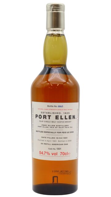 Port Ellen (silent) - Feis ile 2008 - 7.5th Release Single Cask 1981 27 year old Whisky
