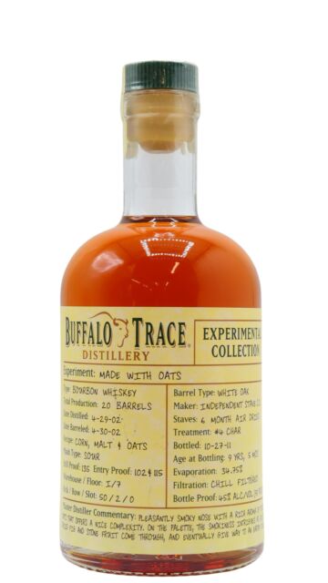 Buffalo Trace - Experimental Collection - Made With Oats 2002 9 year old Whiskey