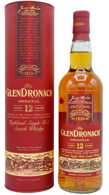 Glendronach - Original Highland Single Malt Scotch 12 year old Whisky