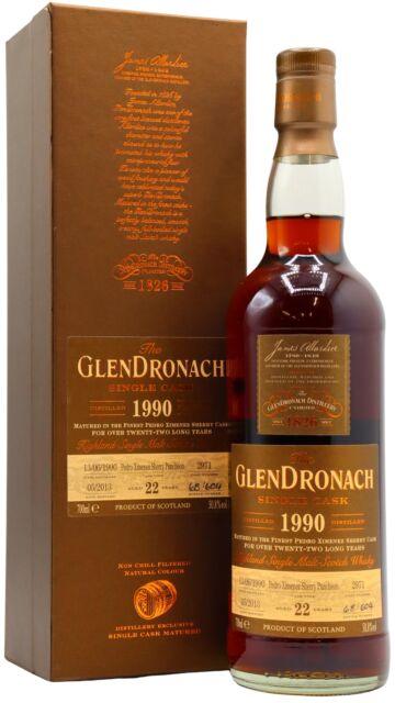 Glendronach - Batch 8 Single Pedro Ximenez Cask #2971 1990 22 year old Whisky