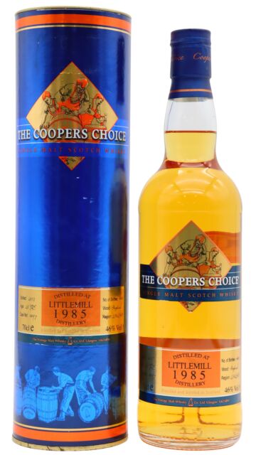 Littlemill (silent) - Cooper's Choice - Single Cask #0097 1985 28 year old Whisky