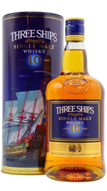 James Sedgwick - Three Ships Limited Edition African Single Malt 10 year old Whisky