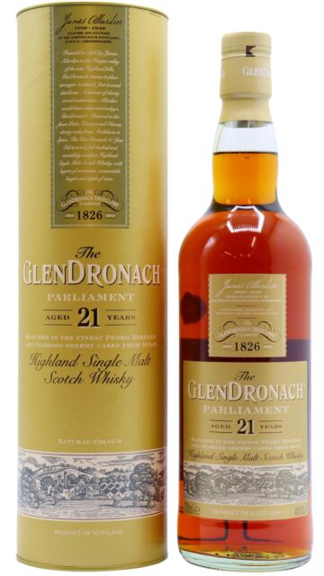 Glendronach - Parliament Highland Single Malt Scotch 21 year old Whisky