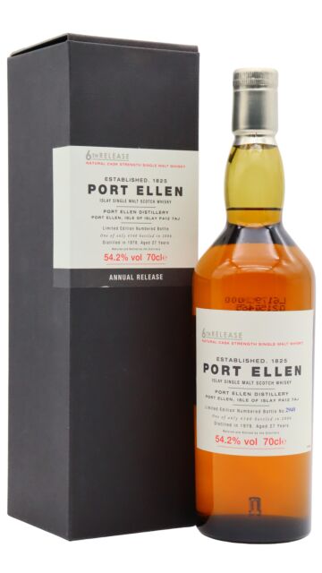 Port Ellen (silent) - 6th Release Islay Single Malt Scotch 1978 27 year old Whisky