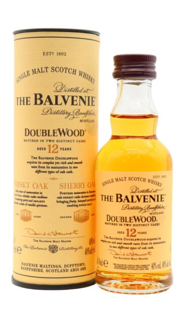 Balvenie - DoubleWood Single Malt Scotch 12 year old Whisky Miniature