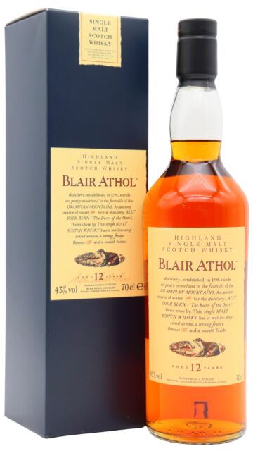 Blair Athol - Flora & Fauna Single Malt Scotch 12 year old Whisky
