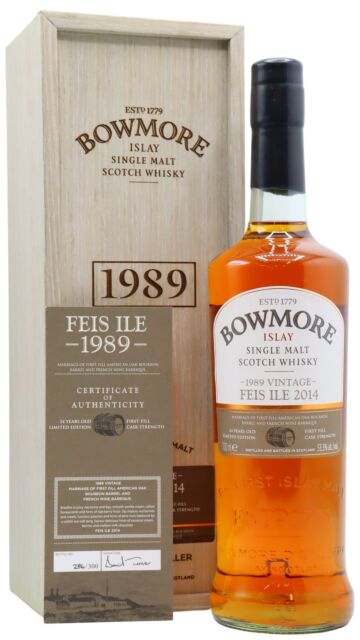 Bowmore - Feis Ile 2014 Islay Single Malt Scotch 1989 24 year old Whisky