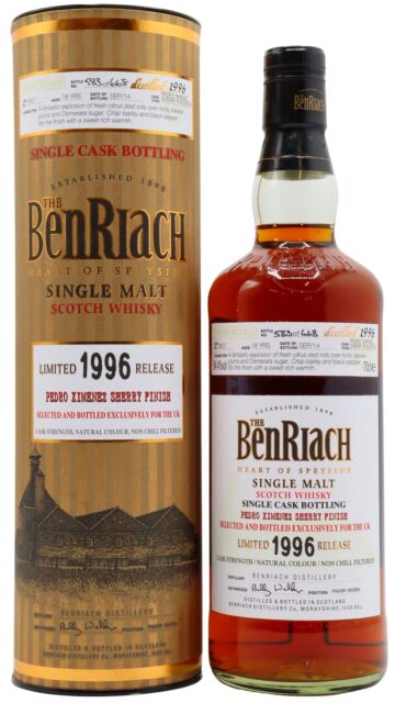 Benriach - Single Cask #3607 1996 18 year old Whisky